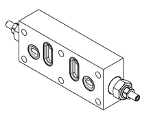 Load image into Gallery viewer, Overcentre Valve, Double, Flanged, 40LPM, 350 bar, pilot ratio 4.1:1, Counterbalance MBDN-040-ZDNA-04-PTF-N350