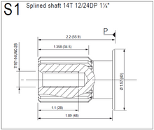 Load image into Gallery viewer, HYDRO LEDUC MA63CS1L0U2OOSVF Bent Axis Hydraulic Motor 63 cc/rev SAE