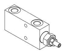 Load image into Gallery viewer, In Line Overcentre Valve, Single, 40LPM, 350 bar, pilot ratio 4:1, Counterbalance MBSN-040-LLNE-04-G38-N250