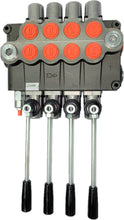 Load image into Gallery viewer, Monoblock Directional Control Valve, 4 Spool, 120 lpm, Open Centre Spool 04P120D1D1D1D1GKZ1