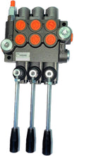 Load image into Gallery viewer, Monoblock Directional Control Valve, 3 Spool, 40 lpm, Closed Centre Spool 3P401A1A1A1GKZ1