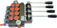 Load image into Gallery viewer, Monoblock Directional Control Valve, 4 Spool, 40 lpm, Open Centre Spool 4P401D1D1D1D1GKZ1