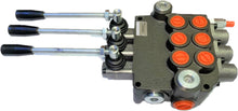 Load image into Gallery viewer, Monoblock Directional Control Valve, 3 Spool, 80 lpm, Open Centre Spool 3P801D1D1D1GKZ1