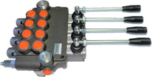Load image into Gallery viewer, Monoblock Directional Control Valve, 4 Spool, 80 lpm, Open Centre Spool 4P801D1D1D1D1GKZ1