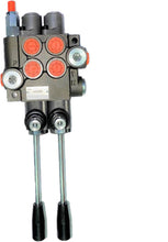 Load image into Gallery viewer, Monoblock Directional Control Valve, 2 Spool, 40 lpm, Closed Centre Spool 2P401A1A1GKZ1
