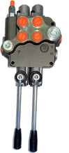 Load image into Gallery viewer, Monoblock Directional Control Valve, 2 Spool, 80 lpm, Closed Centre Spool 2P801A1A1GKZ1
