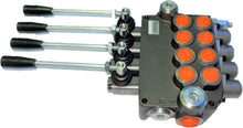 Load image into Gallery viewer, Monoblock Directional Control Valve, 4 Spool, 80 lpm, Closed Centre Spool 4P801A1A1A1A1GKZ1
